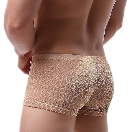 Sexy blonde underbukser for menn - pustende og behagelig S hud
