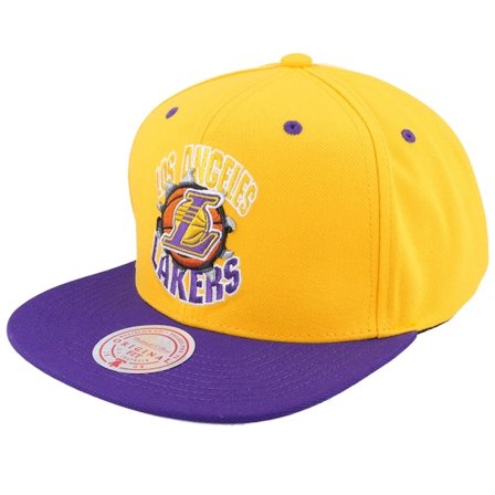 Mitchell & Ness - Amarillo snapback Gorra - Los Angeles Lakers Breakthrough Yellow Snapback @ Hatstore