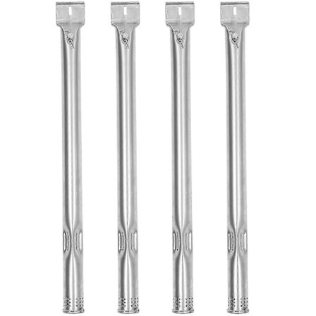 4 stk. Grillbrænderrør i rustfrit stål BBQ-element Rør Udskiftninger Gasgrill Brænderrør