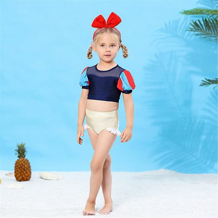 2-8 år Girls Princess Swimwear Holiday Bikini Baddräkter