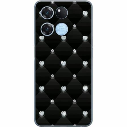 Oneplus Ace Racing Mjukt Skal - Bling Heart