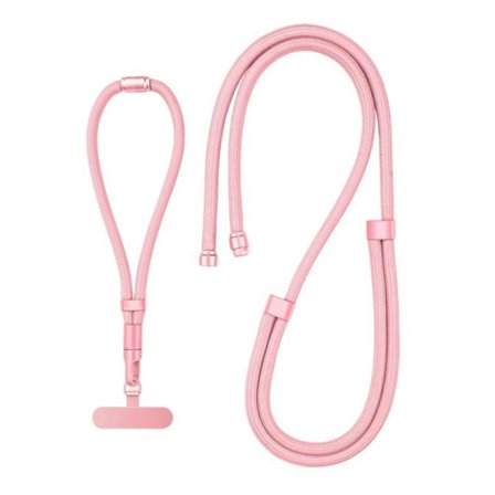 3 i 1 Justerbar Telefon-Lanyard med Stålclips Konvertibel Hals Skulder Håndledsrem Universal Telefon-Lanyard til Daglig Matcha Grøn(h})