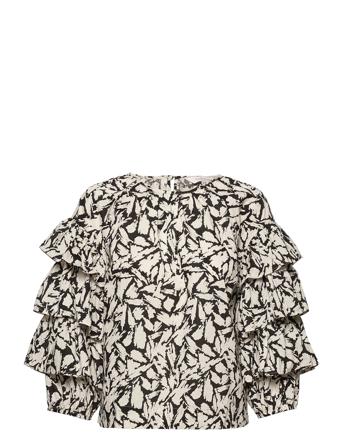 Jamiapw Bl Bluse Langærmet Multi/mønstret Part Two
