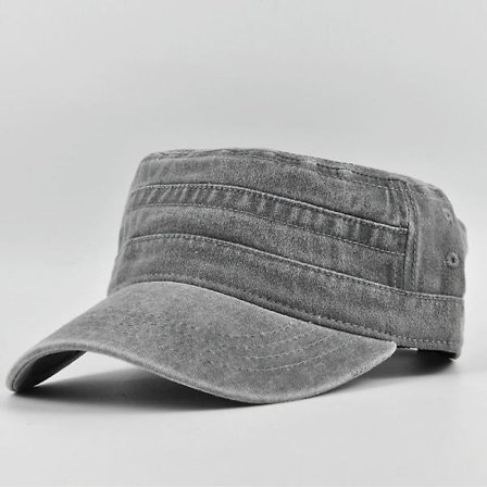 Flat Top Keps Retro Baseball Keps Armékeps