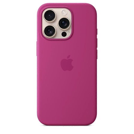 1 st Apple iPhone 16 Pro Max Silikonskal med MagSafe och Kamerakontroll - Fuchsia