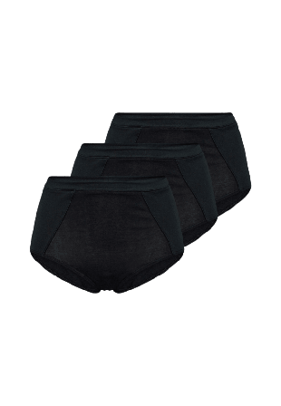 JBS of Denmark Ekologisk Bambuviskosm, 3-pack Maxitrosa, Svart Badkläder Dam S