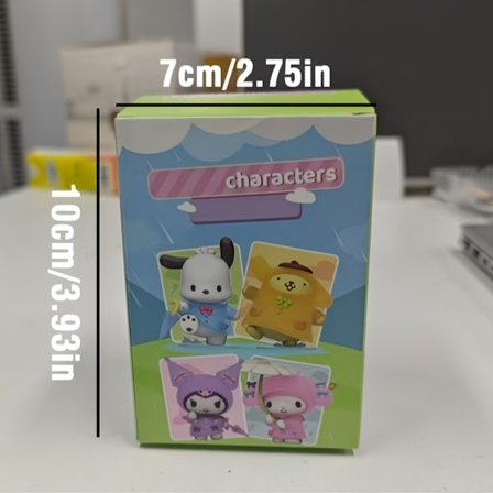 En tilfeldig ny serie med Sanrio overraskelsesbokser for regnværsdager, perfekt for dekorasjon hjemme og i bilen, en flott gave til bursdager og jul