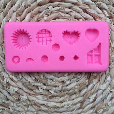 Kärlek rektangel choklad form form