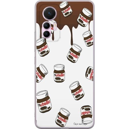 Kompatibelt Mobilskal till Xiaomi Xiaomi 12 Lite Nutella Kawaii Style Söt Dessert