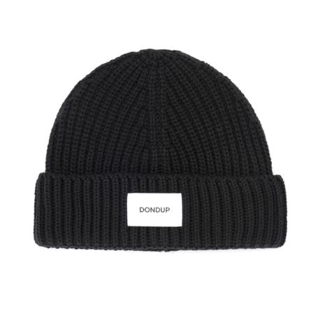 Dondup Beanie , Zwart , Heren , Maat: ONE Size Hoeden