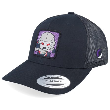 Transformers - Černá trucker Kšiltovka - Kawaii Megatron Black Trucker @ Hatstore