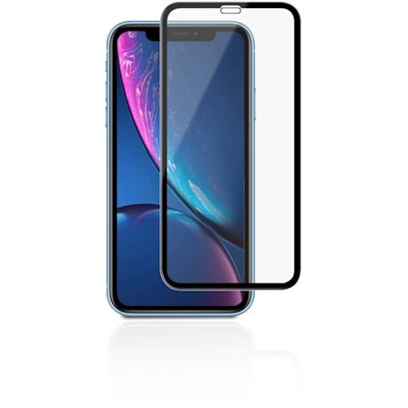 SiGN Heltäckande Härdat Glas Skärmskydd för iPhone 11 & XR + Monteringsram