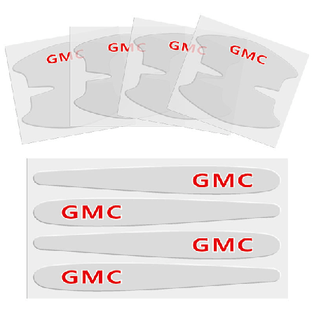 Bilde dørhåndtak skål film anti-ripe beskyttelse klistremerke usynlig transparent håndtak klistremerke dør anti-kollisjon stripe dørkant anti-ripe(G/