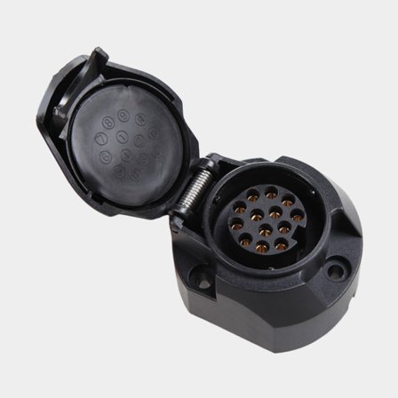 Trailerkontakt 1852-Marine, 13-polet, 12 V, hun