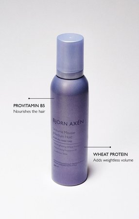 Björn Axén Volume Mousse 200 ml, Hår, Hårstyling, Styling Mousse
