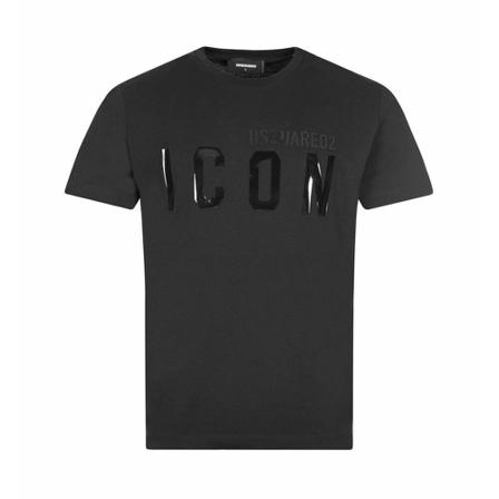 Dsquared2, T-Shirts Zwart, Dames, Maat:S