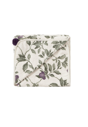 Garbo&Friends Handduk Med Huva 80x80 cm Badrockar Lila