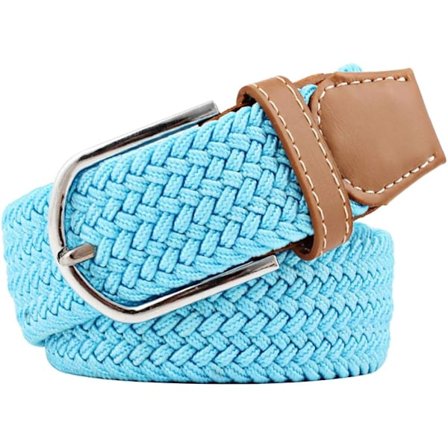 Flerfarget Elastisk Vevd Belte Casual Flettet Stretchbelte
