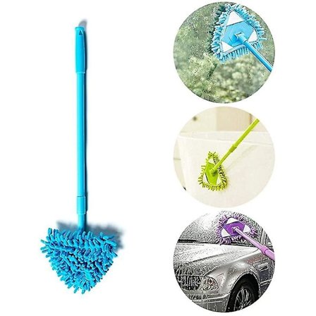 Mini Mikrofiber Mopp Roterbar Trekant Rengøringsbørste