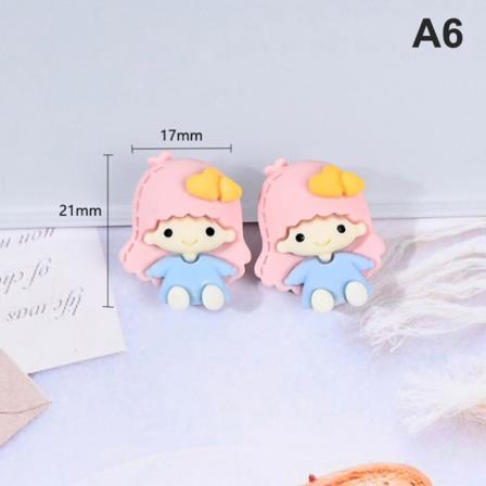 10 St/lot Kawaii Cartoon Flatback Resin Cabochon E Animals Bea