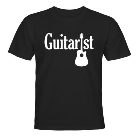 Guitarist - T-SHIRT - BØRN sort Svart - 86 / 94