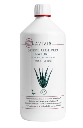 AVIVIR Aloe Vera Drik Naturel 1000 ml, Helse & Madvarer, Kosttilskud, Immunforsvar