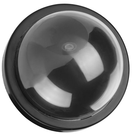 Falsk kupolövervakningskameraattrapp med LED-lampa