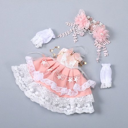 1/6 BJD 30 cm Dockkläder Prinsessklänning 7 7