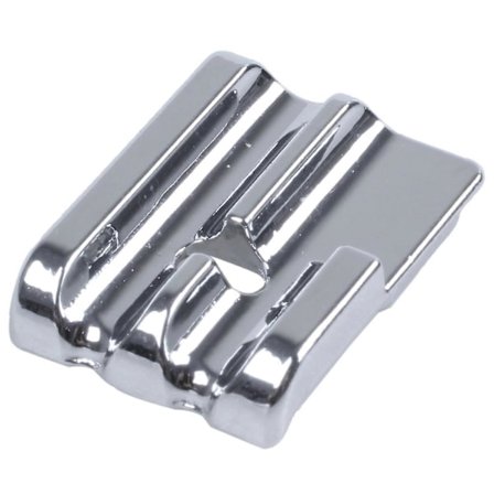 Ny Universal Dobbel Piping- og Kordingfot i Metall for Singer Brother