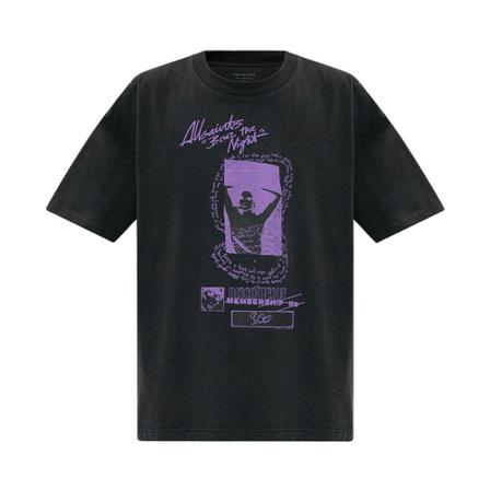 AllSaints, T-Shirts Zwart, Heren, Maat:XL