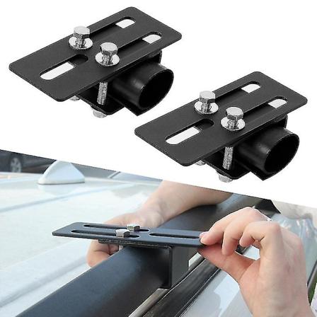 2 stk. Tagstang Lysbeslag Crossbar Bagagebøjle Montering Holder til Bil Suv Led Lysstang Arbejdslys Biltilbehør