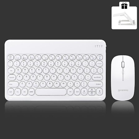 Ipad Keyboard And Mouse Combo, Wireless Bluetooth Keyboard