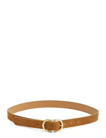 Pcjuva Suede Jeans Belt Noos Beige Pieces