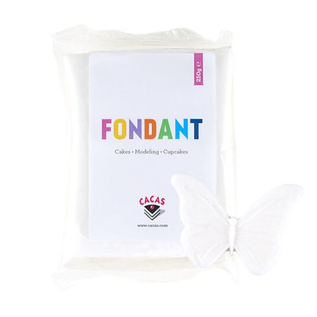 CACAS Fondant Hvit 250g