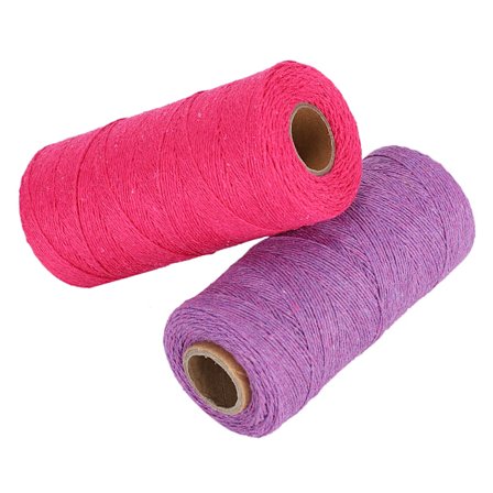 2 stk. vævegarn 8/4 varpstikket tæppe filt ren bomuld Spinning Sytilbehør