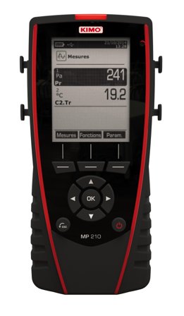 Sauermann Kimo MP210P Multifunktionsinstrument lufthastighet och flöden i kanaler, Mätinstrument