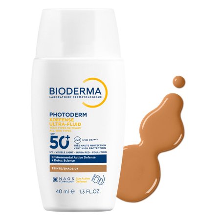 BIODERMA XDefense Ultra-Fluid Tinted SPF50+ 04 40ml - Solare viso alta prot.
