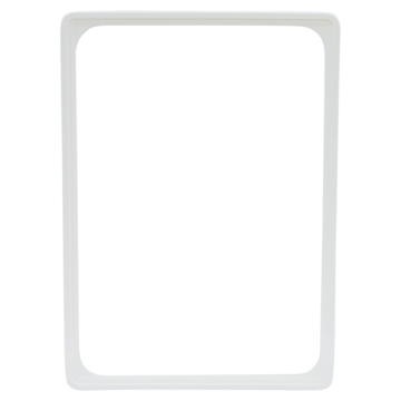 SKILTRAMME A4 PLAST HVIT*