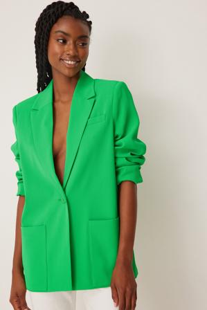 Handpicked x NA-KD Blazer droit - Blazers - Vert - EU 32