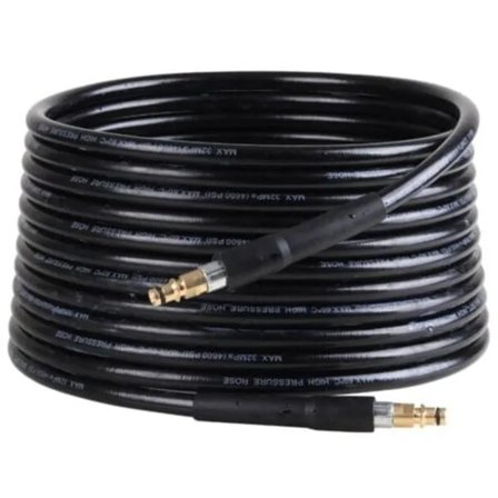 15 m slange til Kärcher højtryksrenser, fleksibel til Kärcher højtryksrenser, højtryksslange til Kärcher K2 K3 K4 K5 K6 K7 hurtigkobling