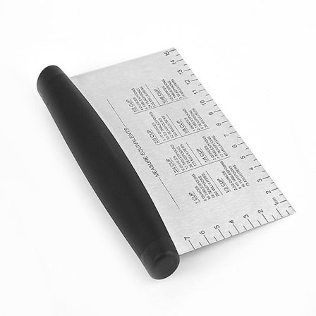 Gadgets Pastaskrape i rustfritt stål / Benkskrape / Kjøkkenverktøy for baking og matlaging / Tåler oppvaskmaskin