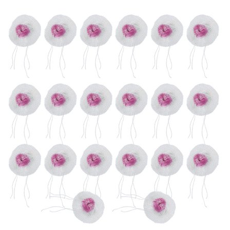 20 st Fotogenlampa Mantlar Gas Camping Ljus Mesh Duk Lampskärm Dubbla Huvuden