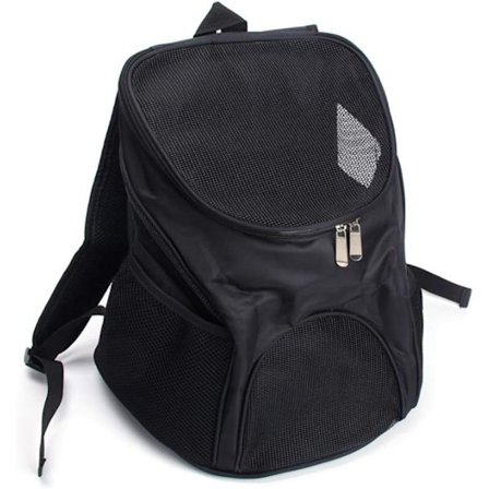 Sort 45*36*31cm-Hunde Transporttaske, Hunde Rygsæk, Bæretaske, Transport Rygsæk til Kæledyr Op til 3kg til Rejser / Vandreture / Camping