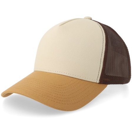 Equip - Beis trucker Gorra - Blank Stone/Brown/Wheat A-frame Trucker @ Hatstore