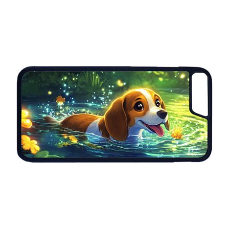 Barn Tecknad Beagle Hund iPhone 7/iPhone 8 PLUS Mobiltelefon Skal