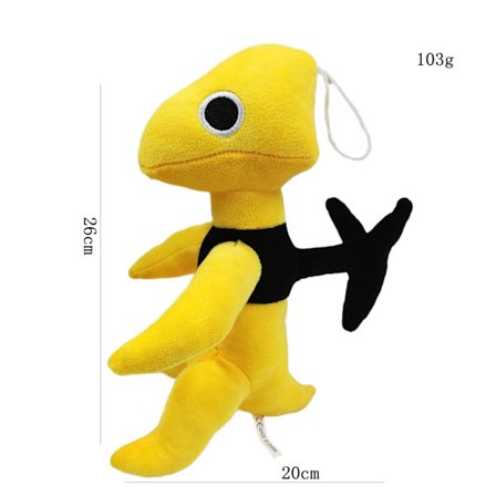 Roblox Rainbow Friends Rainbow Pals bamse leketøy dukke