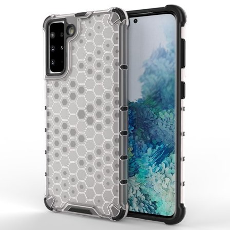 Honeycomb Armor Bumper Skal Galaxy S21 Plus 5g - Transparent