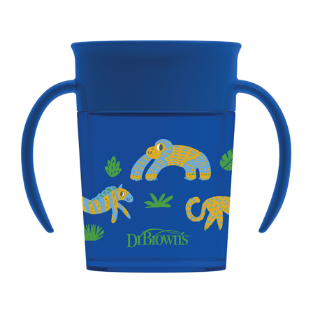 Dr. Brown's Cheers360 Spoutless Transition Cup, Blå, 200 ml