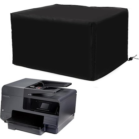 1 stk. (sort, ca. 45*45*30cm) vandtæt cover til kopimaskine, støvtæt til stationær printer, beskyttelsescover til printer