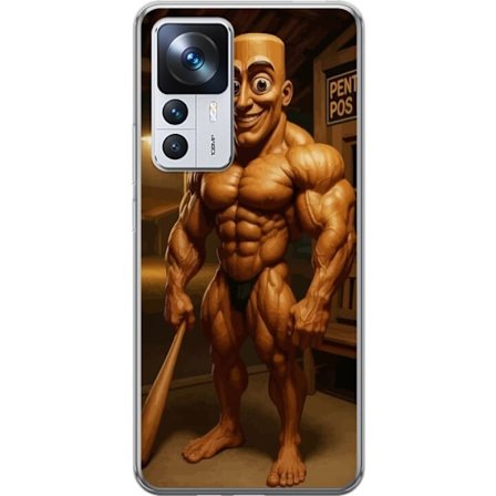 Kompatibelt Mobilskal till Xiaomi Xiaomi 12T Italiensk Brainrot träfigur